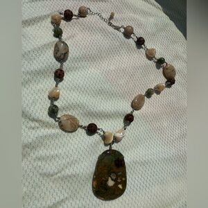 Elegant Multicolor Stone Necklace